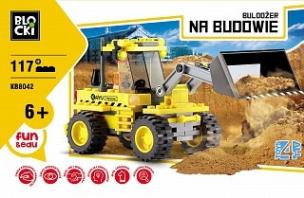 Okładka książki Klocki Blocki Na budowie Buldożer 117 elementów