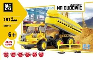 Okładka książki Klocki Blocki Na budowie Ciężarówka 191 elementów