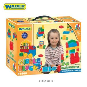 Opakowanie Klocki Middle Blocks Zestaw Big 70 elementów