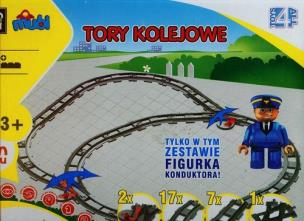 Opakowanie Klocki MUBI Tory kolejowe 28 elementów