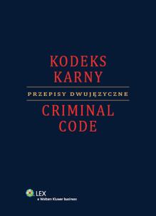 Okładka książki Kodeks karny Criminal code