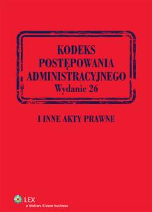 Okładka książki Kodeks postępowania administracyjnego