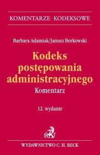 Okładka książki Kodeks postępowania administracyjnego Komentarz