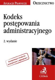 Okładka książki Kodeks postępowania administracyjnego Orzecznictwo Aplikanta
