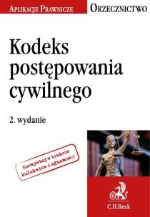 Okładka książki Kodeks postępowania cywilnego Orzecznictwo Aplikanta