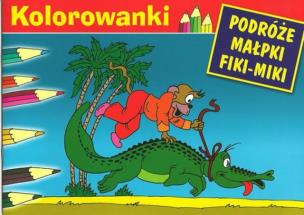 Okładka książki Kolorowanki (Fiki-Miki i krokodyl)