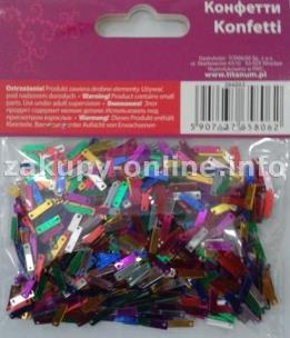 Okładka książki KONFETTI PASKI MIX 14G BS022