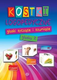Okładka książki Kostki logopedyczne - głoski syczące...głoska r