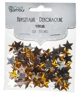 Okładka książki KRYSZTALKI DEKORACYJNE 100 SZT GWIAZDKI