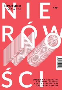 Opakowanie Krytyka Polityczna 39 Nierówności