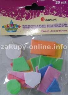 Okładka książki KSZTALTY PIANKOWE FIGURY GEOMETRYCZNE 20 SZT E007