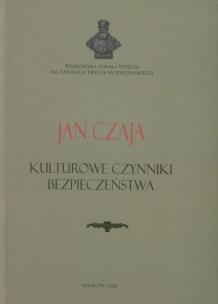 Okładka książki Kulturowe czynniki bezpieczeństwa