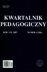 Opakowanie Kwartalnik pedagogiczny nr 4 2007 + CD
