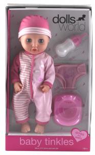 Opakowanie Lalka bobas 38 cm Baby tinkles różowa