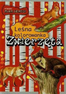 Okładka książki Leśna Kolorowanka. Zwierzęta