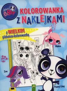Opakowanie Littlest Pet Shop Kolorowanka z naklejkami