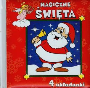 Okładka książki Magiczne Święta. 4 układanki