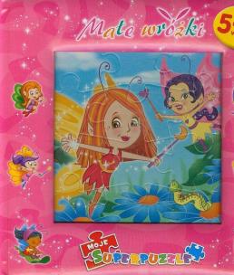 Okładka książki Małe wróżki. Super puzzle