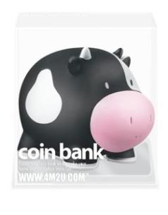 Opakowanie Mini skarbonka Krowa