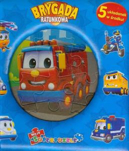 Okładka książki Moje superpuzzle - Brygada ratunkowa.