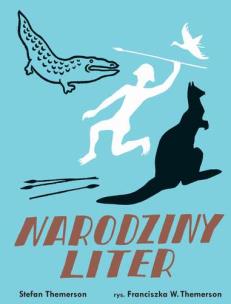 Narodziny liter. Autor: Themerson Stefan. Multiszop.pl Okładka książki Narodziny liter