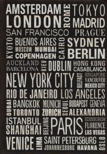 Opakowanie Notatnik Peter Pauper Midi One Hundred Cities Journal