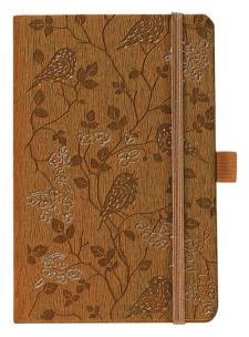 Opakowanie Notes A5 Ivory Drzewo Ptaki brązowy