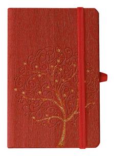 Opakowanie Notes A6 Ivory Drzewo czerwony