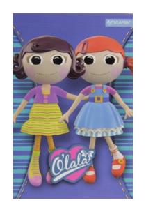 Opakowanie Notes z poddrukiem A7/30k. 8 wzorów mix Olala