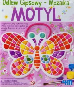 Okładka książki Odlewy gipsowe - Mozaika Motyl 4M