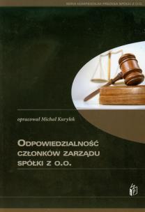Opakowanie Odpowiedzialność członków zarządu spółki z o.o.