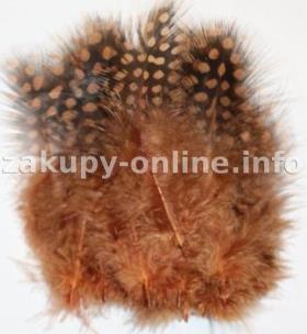 Okładka książki PIORKA DEKORACYJNE PERLICZKA BRĄZ 20 SZT