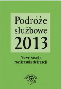 Opakowanie Podróże służbowe 2013