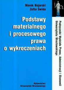 Okładka książki Podstawy materialnego i procesowego prawa o wykroczenia