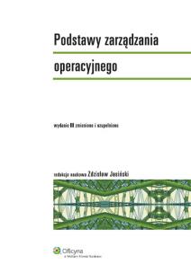 Okładka książki Podstawy zarządzania operacyjnego