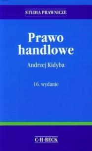 Okładka książki Prawo handlowe