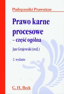 Opakowanie Prawo karne procesowe Część ogólna
