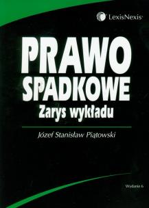 Okładka książki Prawo spadkowe Zarys wykładu
