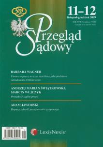 Opakowanie Przegląd Sądowy 11-12/2009