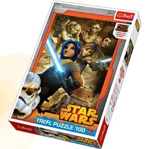 Okładka książki Puzzle 100 Drużyna Ezry TREFL