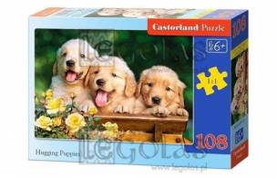 Okładka książki Puzzle 108 - Przytulone szczenięta CASTOR