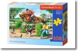 Okładka książki Puzzle 108 - Wakacjna jazda konna CASTOR