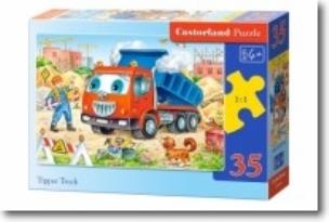 Okładka książki Puzzle 35 - Ciężarówka wywrotka CASTOR