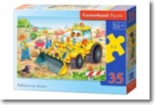 Okładka książki Puzzle 35 - Spychacz w akcji CASTOR