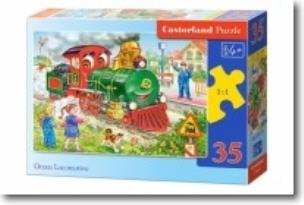 Okładka książki Puzzle 35 - Zielona Lokomotywa CASTOR