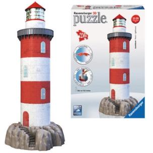 Okładka książki Puzzle 3D - Przybrzeżna Latarnia Morska