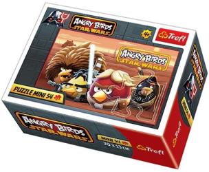 Okładka książki Puzzle 54 mini Angry Birds Star Wars 1 TREFL