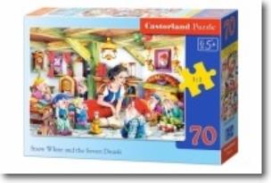 Okładka książki Puzzle 70 - Królewna Śnieżka i siedmiu.. CASTOR