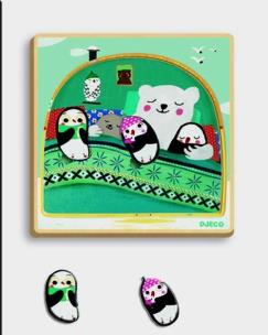 Okładka książki Puzzle dla najmłodszych 3 plansze - Igloo