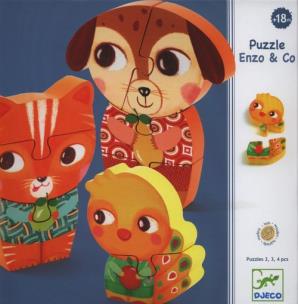 Opakowanie Puzzle drewniane pionowe Enzo